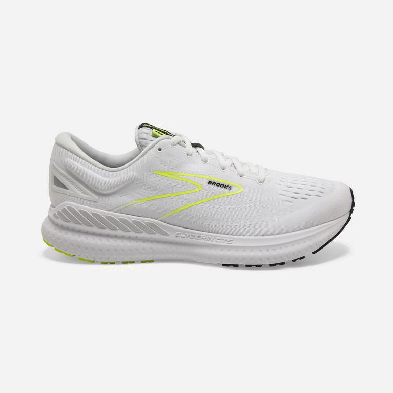 Tênis De Corrida De Estrada Brooks Glycerin Gts 19 Max Cushion Masculino Brasil - Branco /Pretas (08